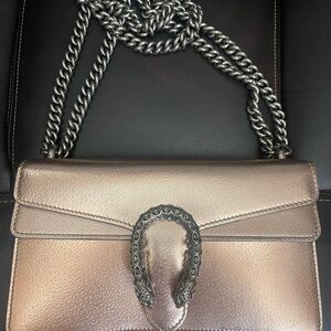 Gucci Dionysus Rose Gold Metallic Hangbag